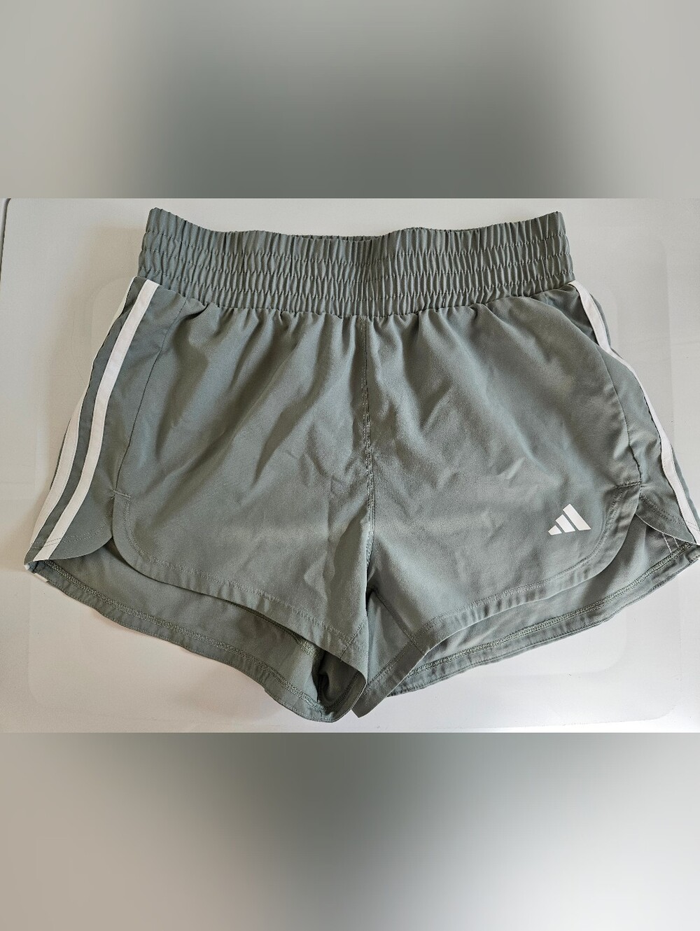 Adidas Athletic Shorts in Sage Green